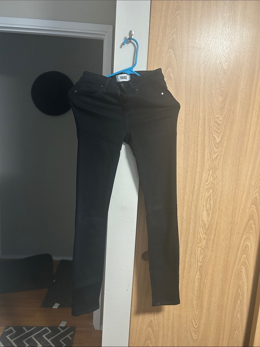 PAIGE Black Slim Stretch Jeans